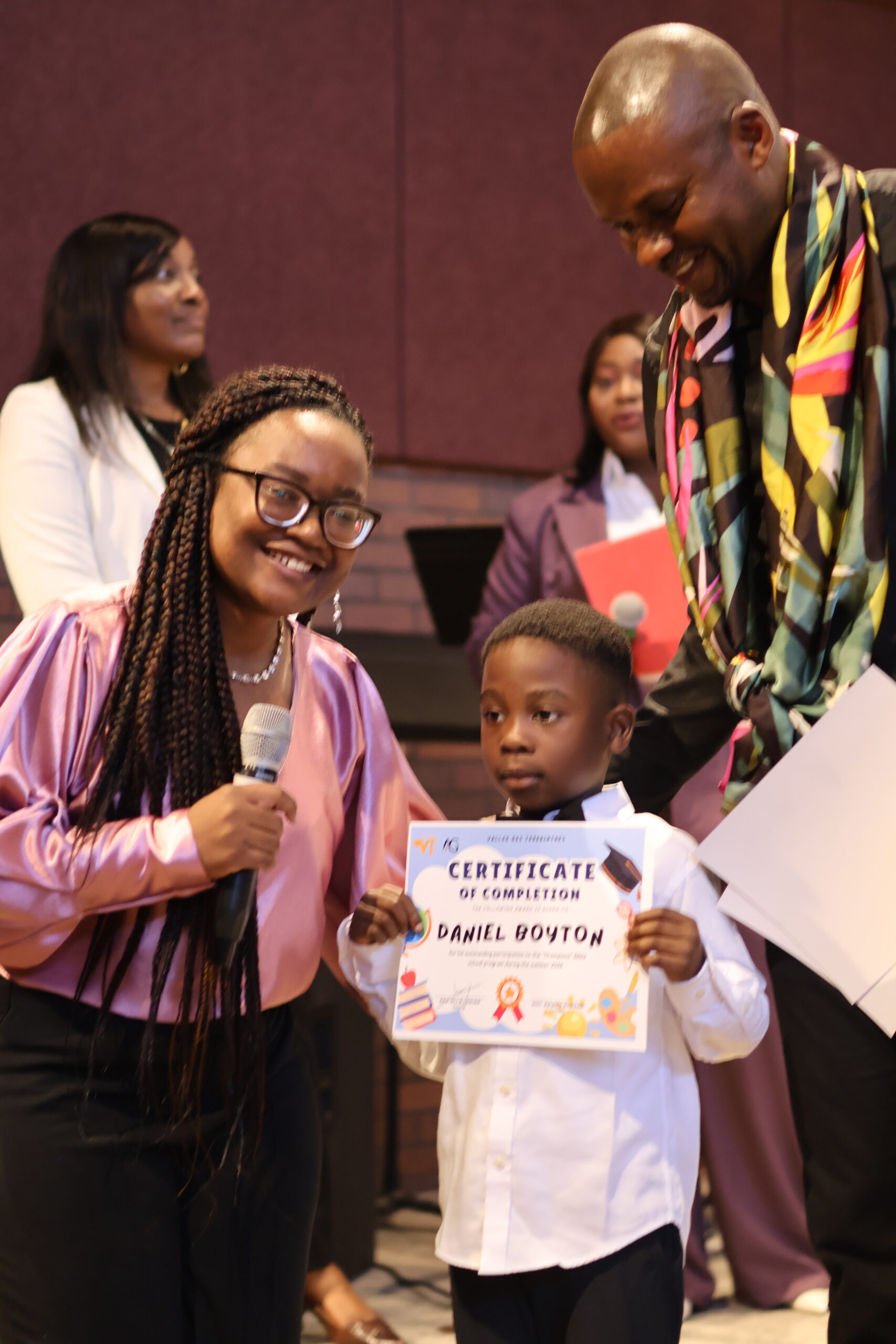 Celebrating a child’s summer school achievement
